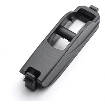 Rear connector, fitted to the blade