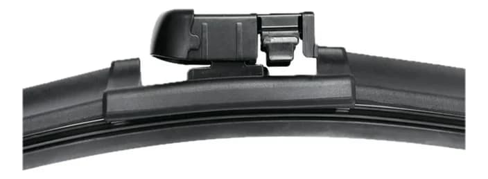 Front connector, fitted to the blade