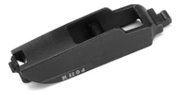 Rear connector, fitted to the blade