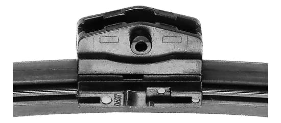 Rear connector, fitted to the blade