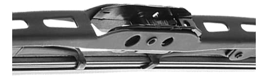 Rear connector, fitted to the blade