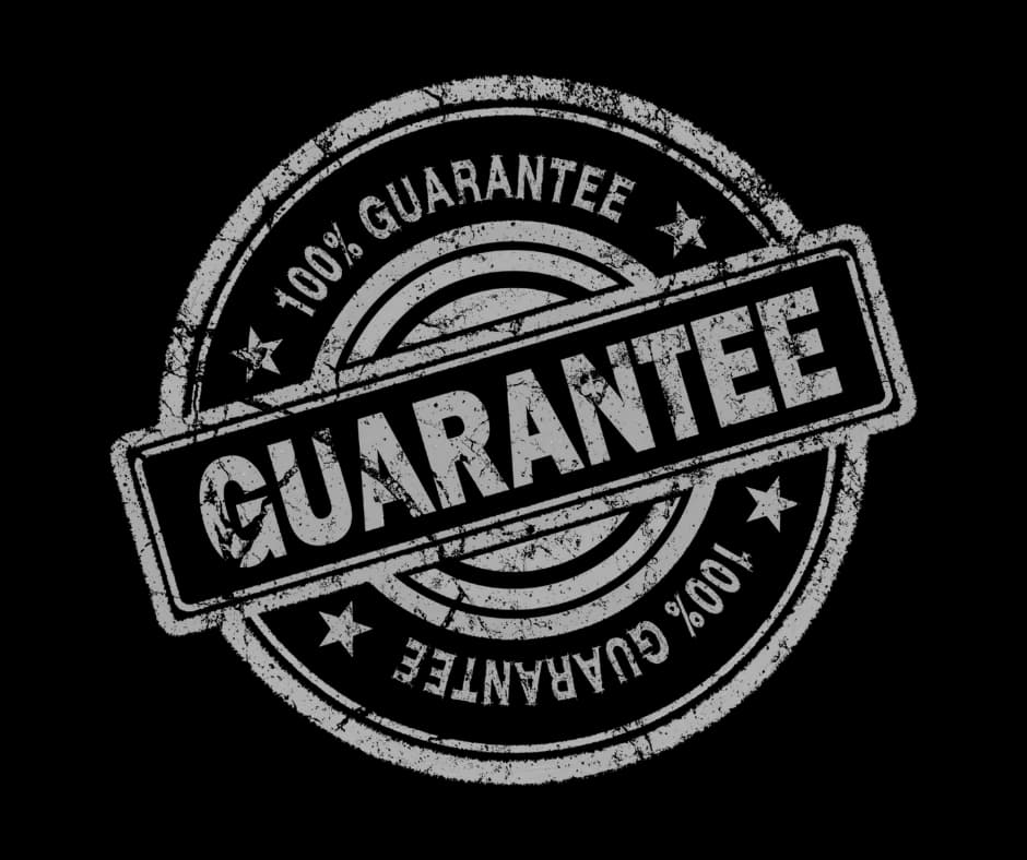 Prowiper Guarantee